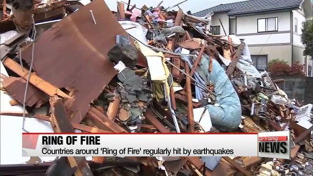 Countries around 'Ring of Fire' regularly hit by earthquakes