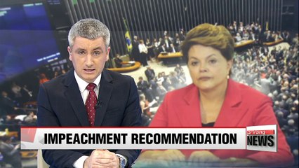 Brazil's Lower House votes to impeach President Dilma Rousseff