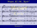 Mozart KV194 Missa Brevis Kyrie Score