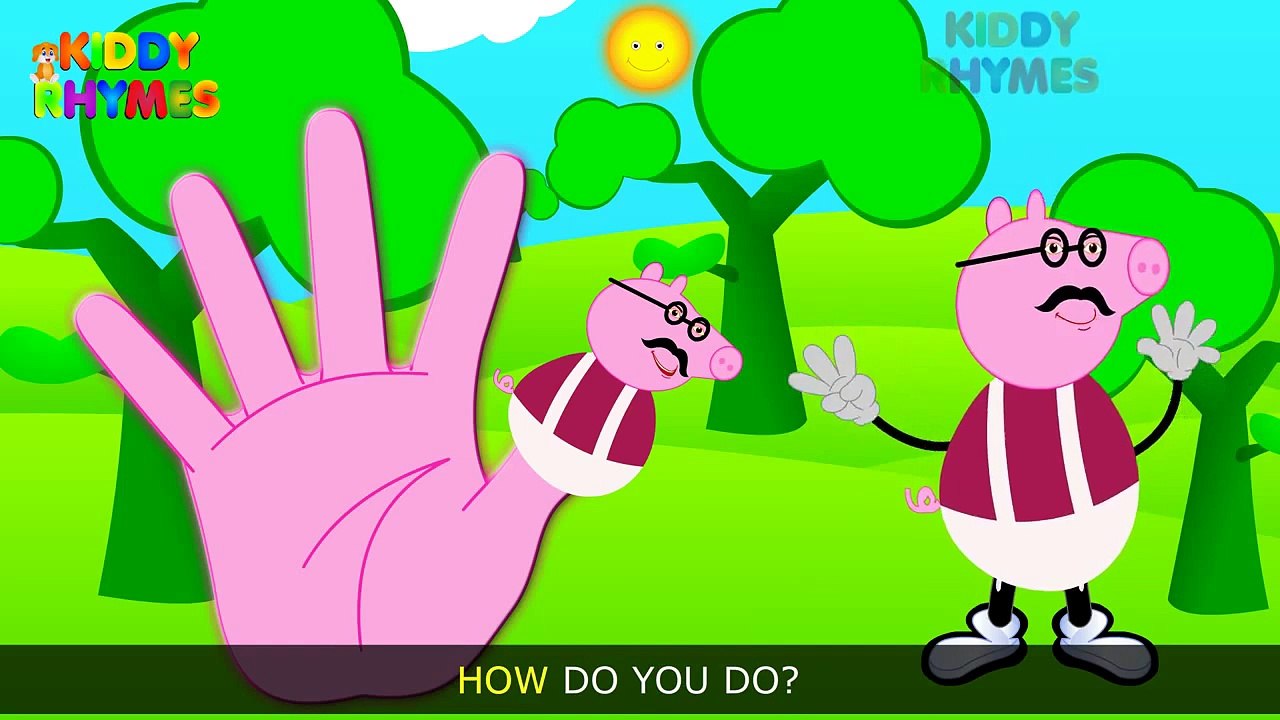 The peppa pig finger family  peppa finger family  Finger Family peppa pig