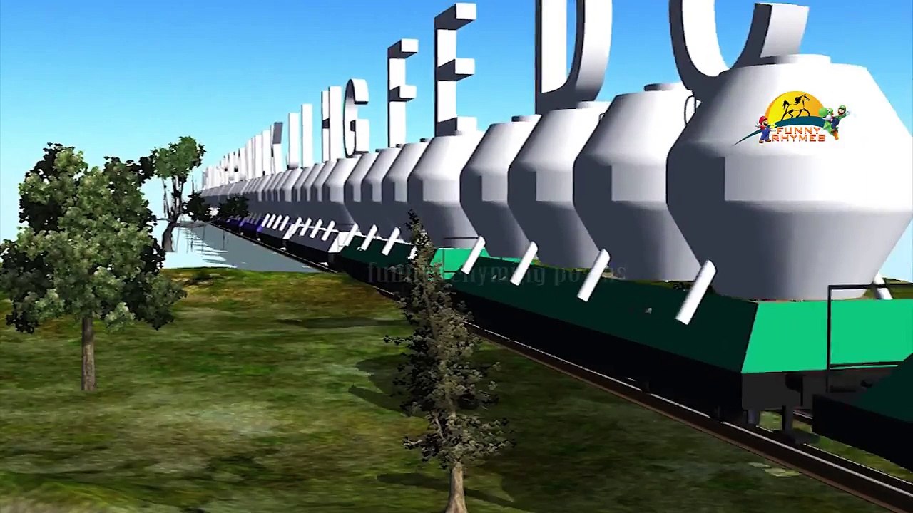 ABC Song | ABC Train 3d Animation Nursery Rhyme | Latest Rhymes