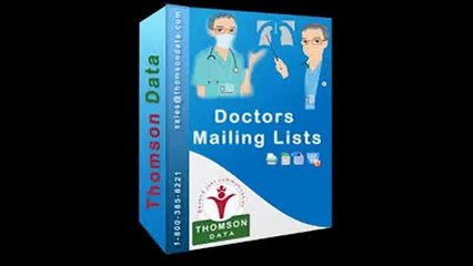 Doctors Mailing Lists - Doctors Email Marketing Database