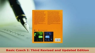 PDF  Basic Czech I Third Revised and Updated Edition Download Full Ebook