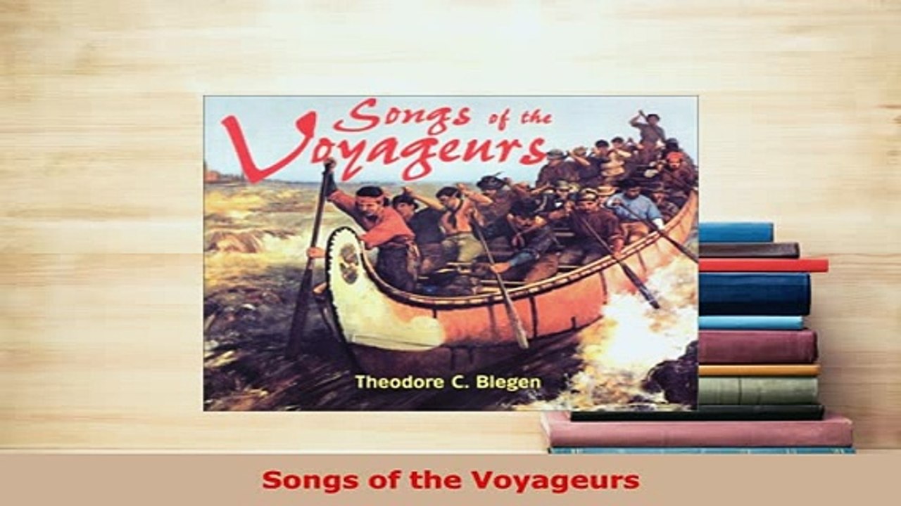 PDF  Songs of the Voyageurs Download Full Ebook