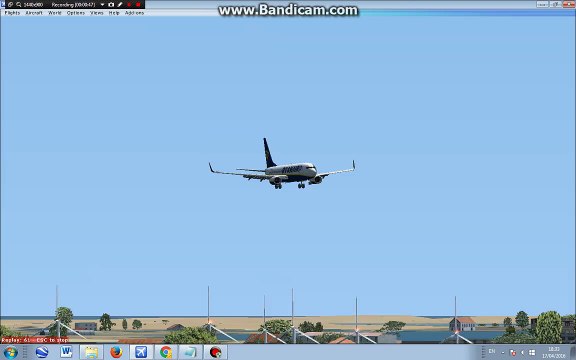 (FSX) EI-DLT Ryanair 737-800 Landing Faro (LPFR)