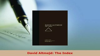 Download  David Altmejd The Index Download Online