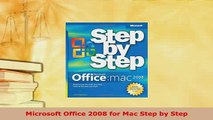 PDF  Microsoft Office 2008 for Mac Step by Step Download Online