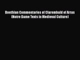 [Read book] Boethian Commentaries of Clarembald of Arras (Notre Dame Texts in Medieval Culture)