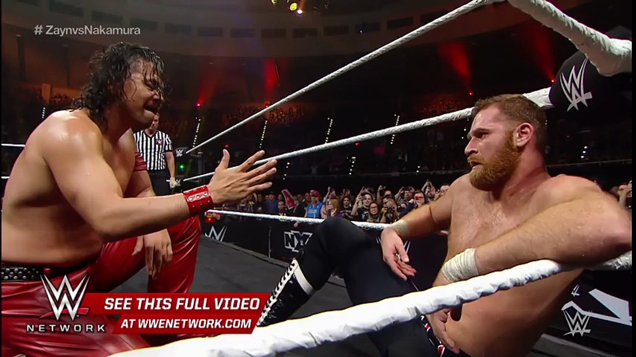 Shinsuke Nakamura and Sami Zayn show each other respect  NXT TakeOver  Dallas on WWE Network