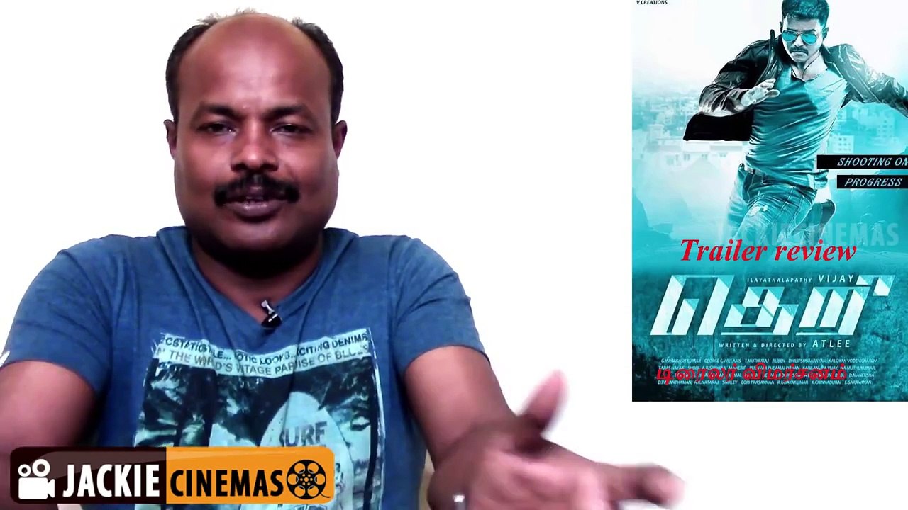 Theri Movie Trailer Review | Vijay, Samantha, Amy Jackson | Atlee | G.V.Prakash Kumar