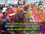 550 couples from different religions tie knot at mass wedding in parched Maharashtra