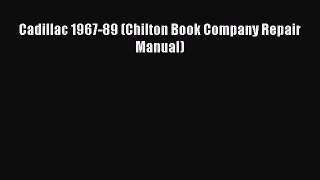 PDF Cadillac 1967-89 (Chilton Book Company Repair Manual)  EBook