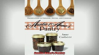 READ book  Auntie Annes Pantry  DOWNLOAD ONLINE