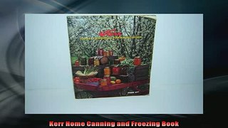 EBOOK ONLINE  Kerr Home Canning and Freezing Book  FREE BOOOK ONLINE