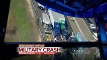 Military Humvee Flips Over on NJ Turnpike