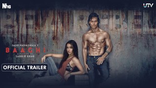 Baaghi Official Trailer - Tiger Shroff & Shraddha Kapoor - Releasing April 29