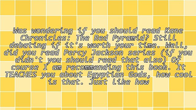 Kane Chronicles: The Red Pyramid