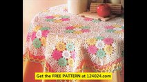 easy crochet tablecloth patterns