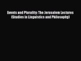 [Read book] Events and Plurality: The Jerusalem Lectures (Studies in Linguistics and Philosophy)