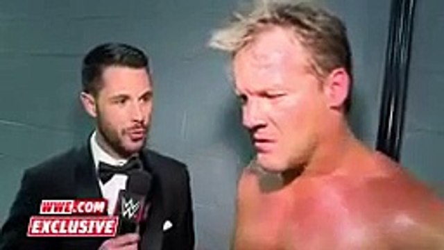 Chris Jericho reacts to his win over AJ Styles WrestleMania Exclusive, 2016