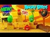 Disney | NEW Angry Birds Movie Toys Red Bird & Giant Bomb Destroy Bad Piggies & TNT Wall Game DisneyCarToys