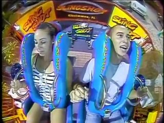 Men passing out on slingshot ride - compilation