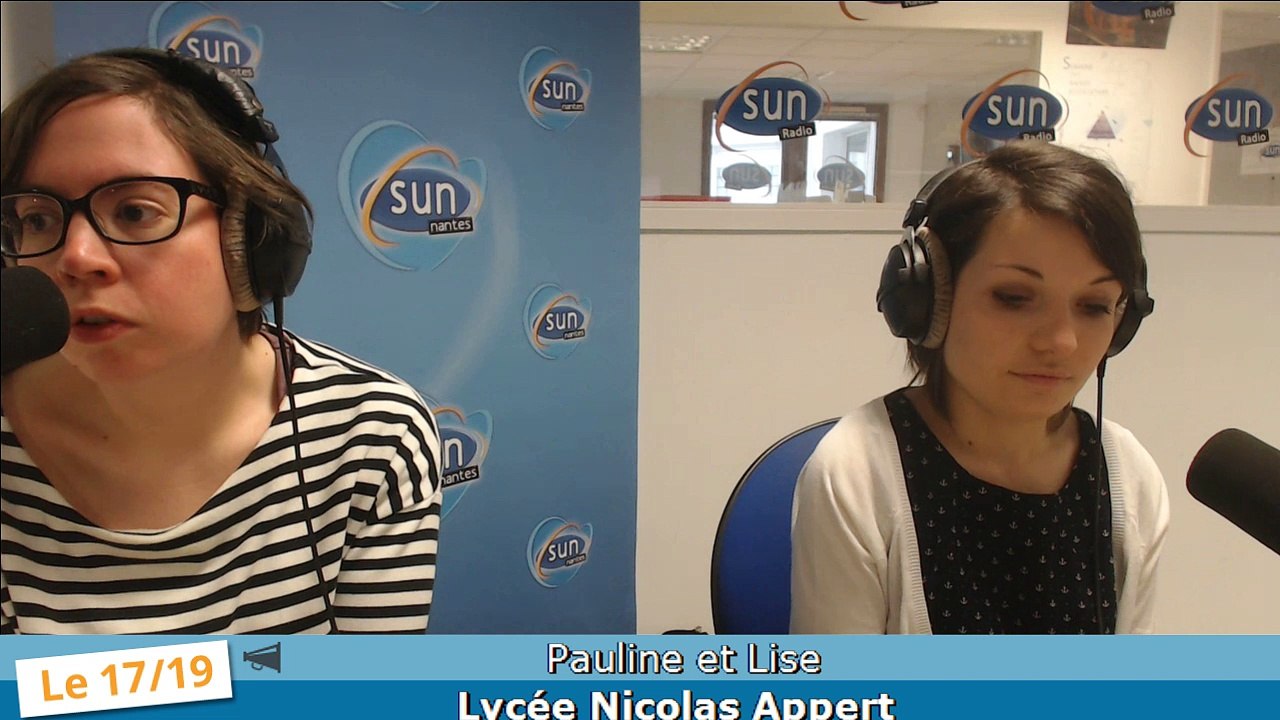 L'invité du 17/19 : Lise et Pauline Porte - Lycée Nicolas-Appert