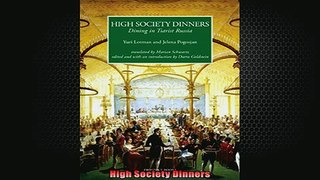 Free PDF Downlaod  High Society Dinners  BOOK ONLINE