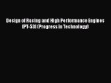 PDF Design of Racing and High Performance Engines [PT-53] (Progress in Technology) Free Books