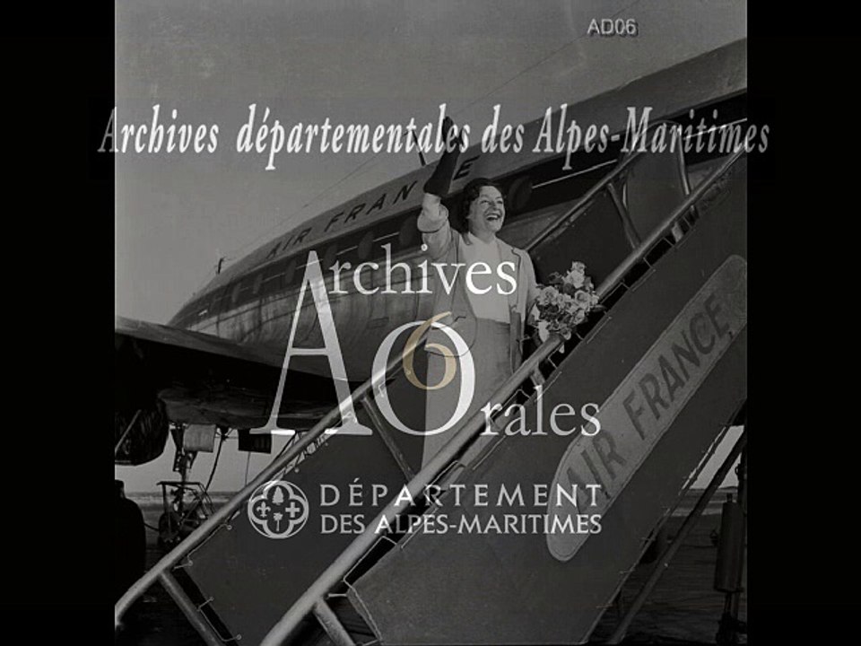 Enregistrement radiophonique de Gaby Morlay, actrice  – Fonds Pierre Ruggiero