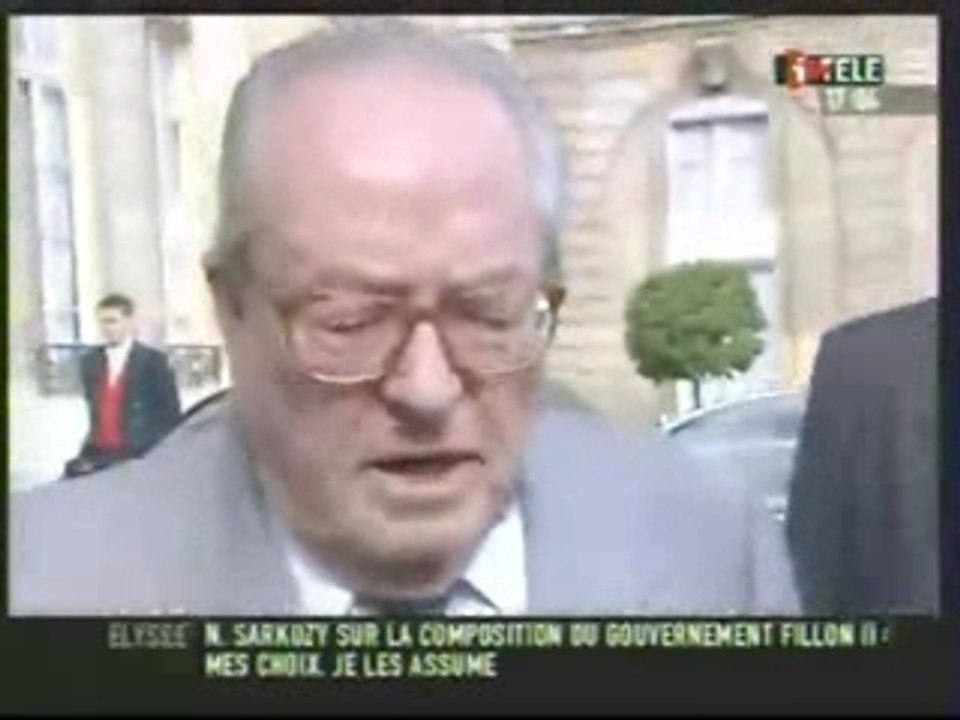 Sarko consulte Jean-Marie Le Pen
