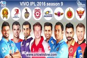 IPL T20 2016 Live - Live Streaming - Live Score -Today Match info