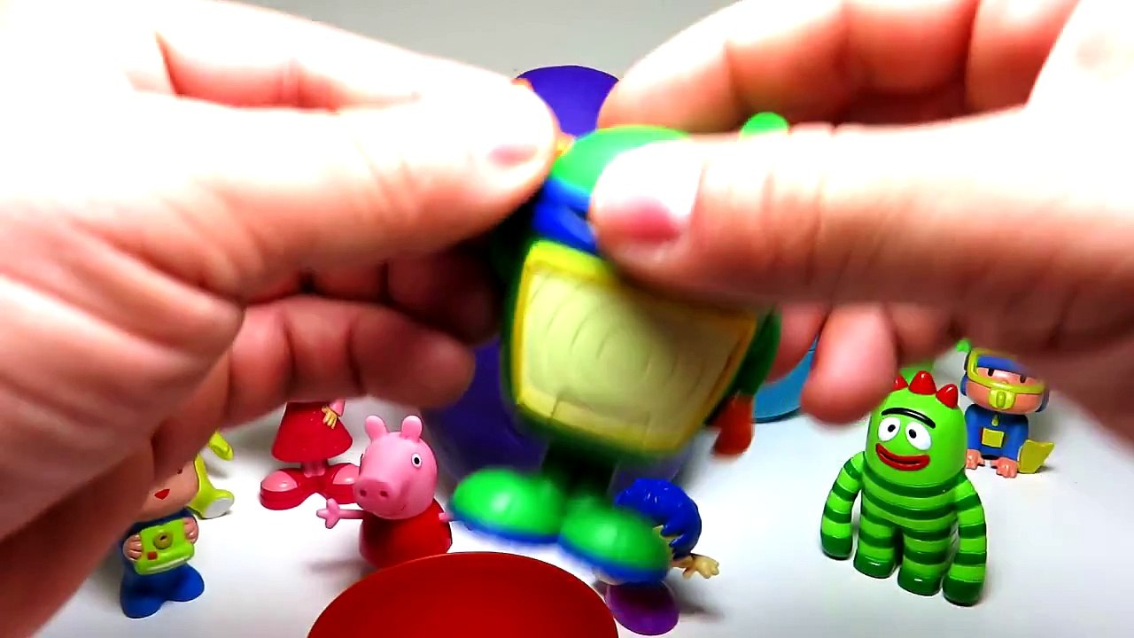 Team Umizoomi, Pocoyo and friends Learn-A-Word Learning letters Surprise Eggs