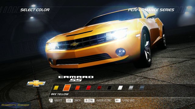 NFS11 - #12 Carson Ridge Reservoir - Encore Performance, Chevrolet Camaro SS