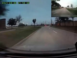 USA Dash Cam - Cut off mid-turn