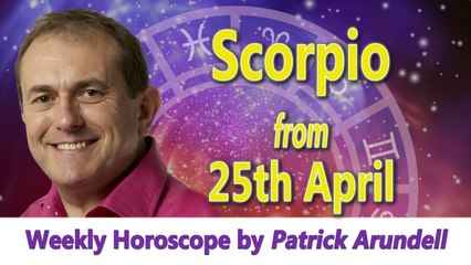 Scorpio Weekly Horoscope from 25th April 2016