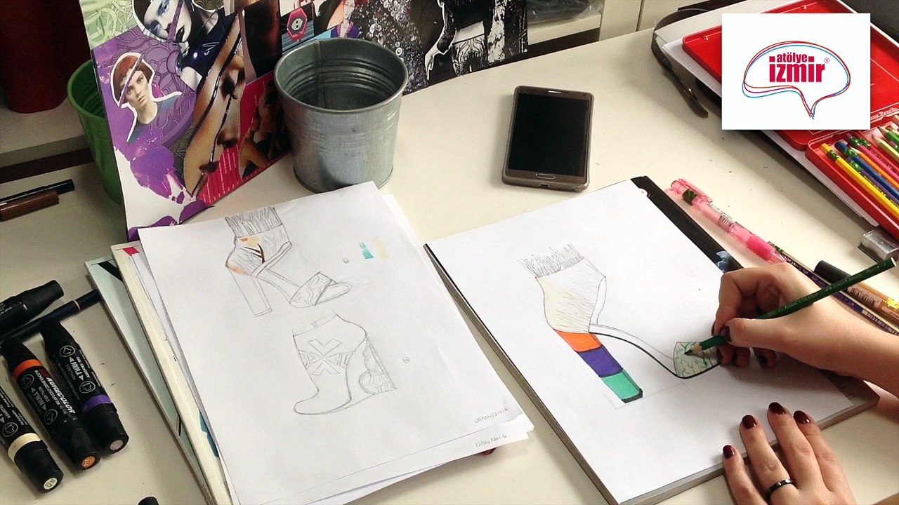 Moda Tasarım - Ayakkabı Tasarım Moodboard