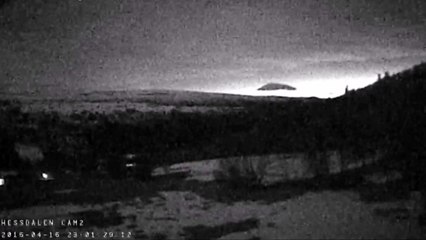 Triangle UFO over Hessdalen, Norway 16 April 2016