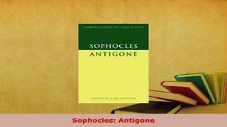 PDF  Sophocles Antigone Read Full Ebook