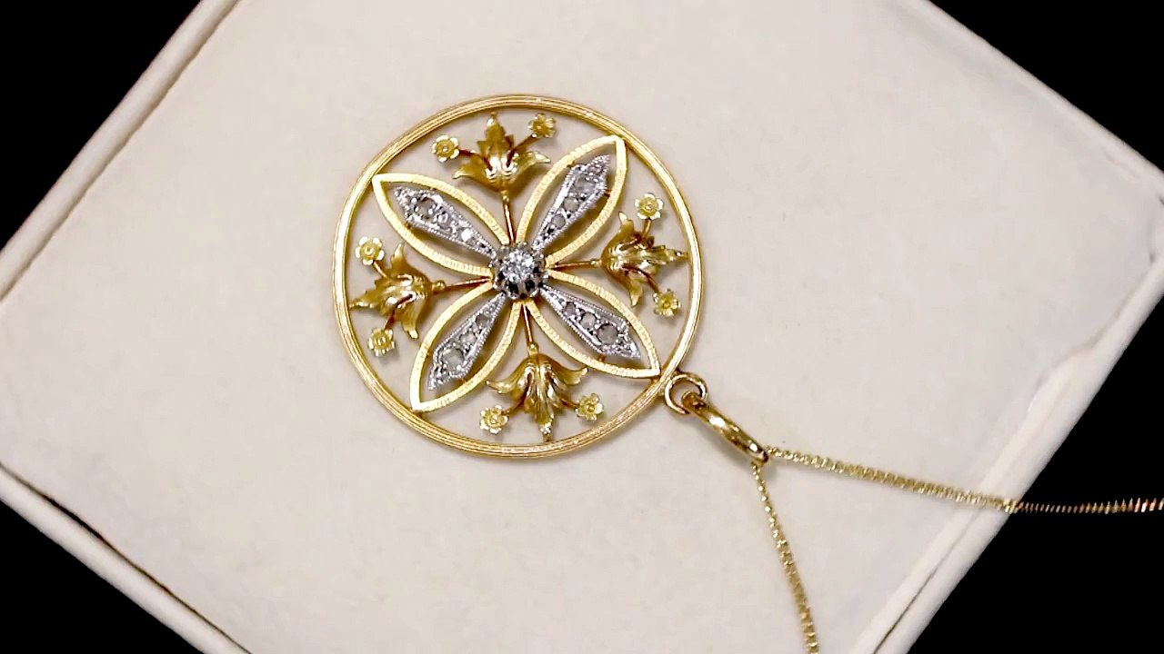 Diamond Pendant Antique