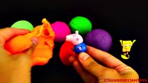 Shopkins Play Doh - Peppa Pig TMNT Spongebob Minions Hello Kitty Surprise Eggs - shopkins