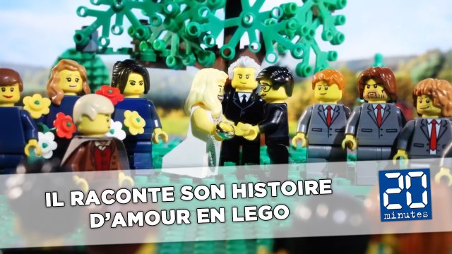 Il raconte son histoire d'amour en Lego