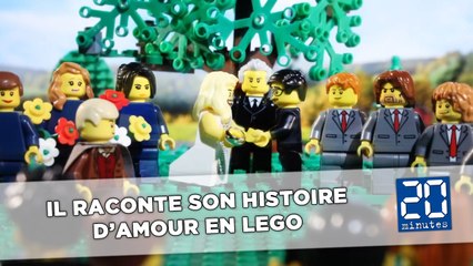 Il raconte son histoire d'amour en Lego