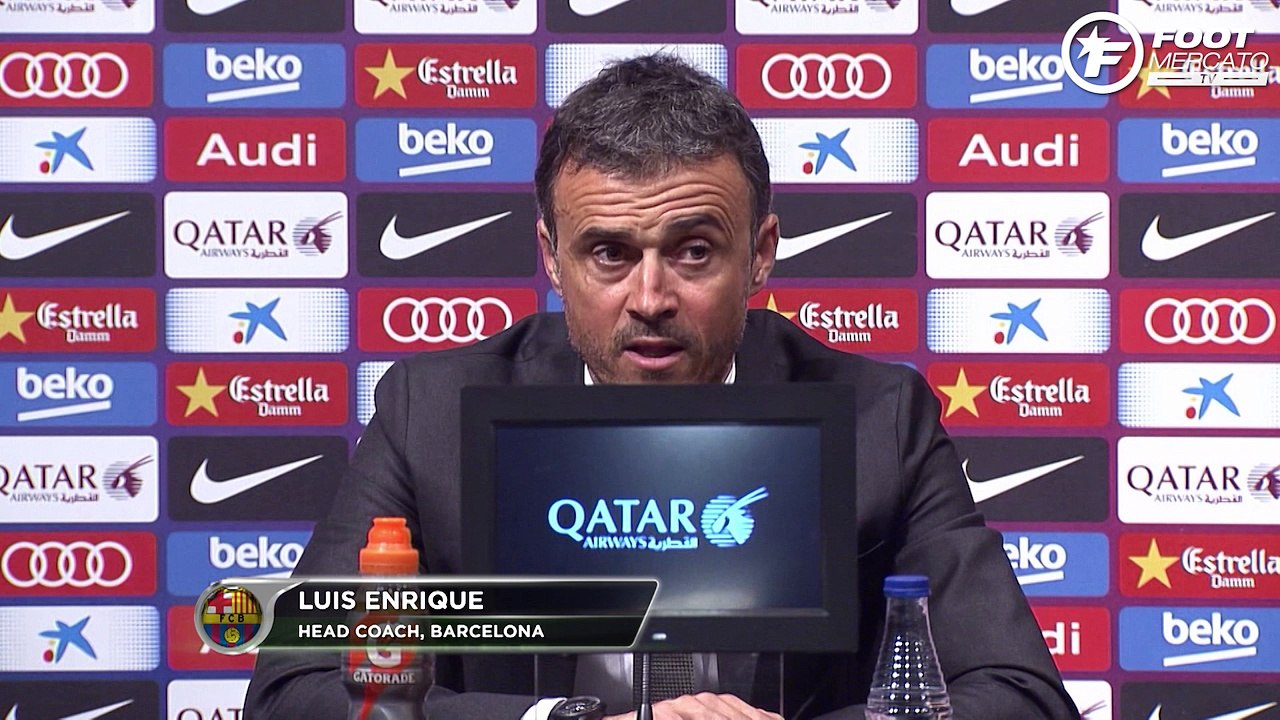 Luis Enrique : "Nous devons nous relever"