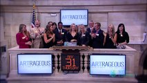ARTrageous Visits the New York Stock Exchange rings the NYSE Opening Bell