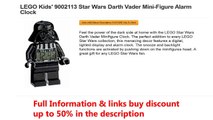 LEGO Kids' 9002113 Star Wars Darth Vader Mini-Figure Alarm Clock