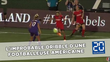 L'improbable dribble d'une footballeuse américaine