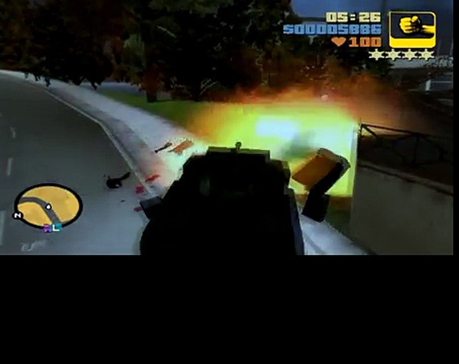 GTA 3 Rhino tank Gang CHASE'