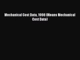 [Read Book] Mechanical Cost Data 1998 (Means Mechanical Cost Data)  EBook