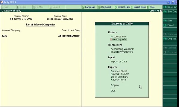 Tally.ERP 9 - Part 12 - Creation of Units of Measurements of Inventory